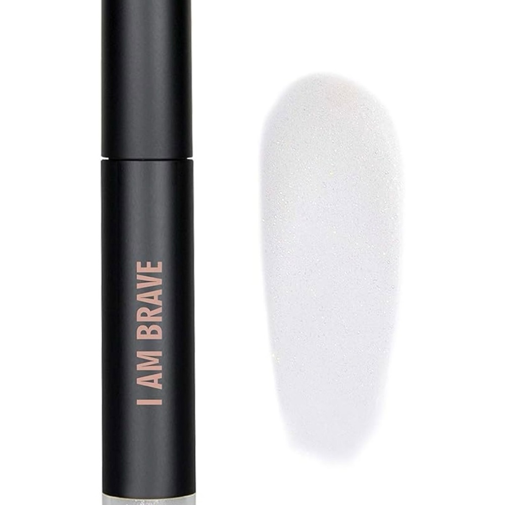New‎ in box REALHER Lip Gloss I am Brave Silver High Shimmer neutral shine